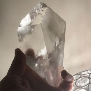 Large Brazilian quartz crystal